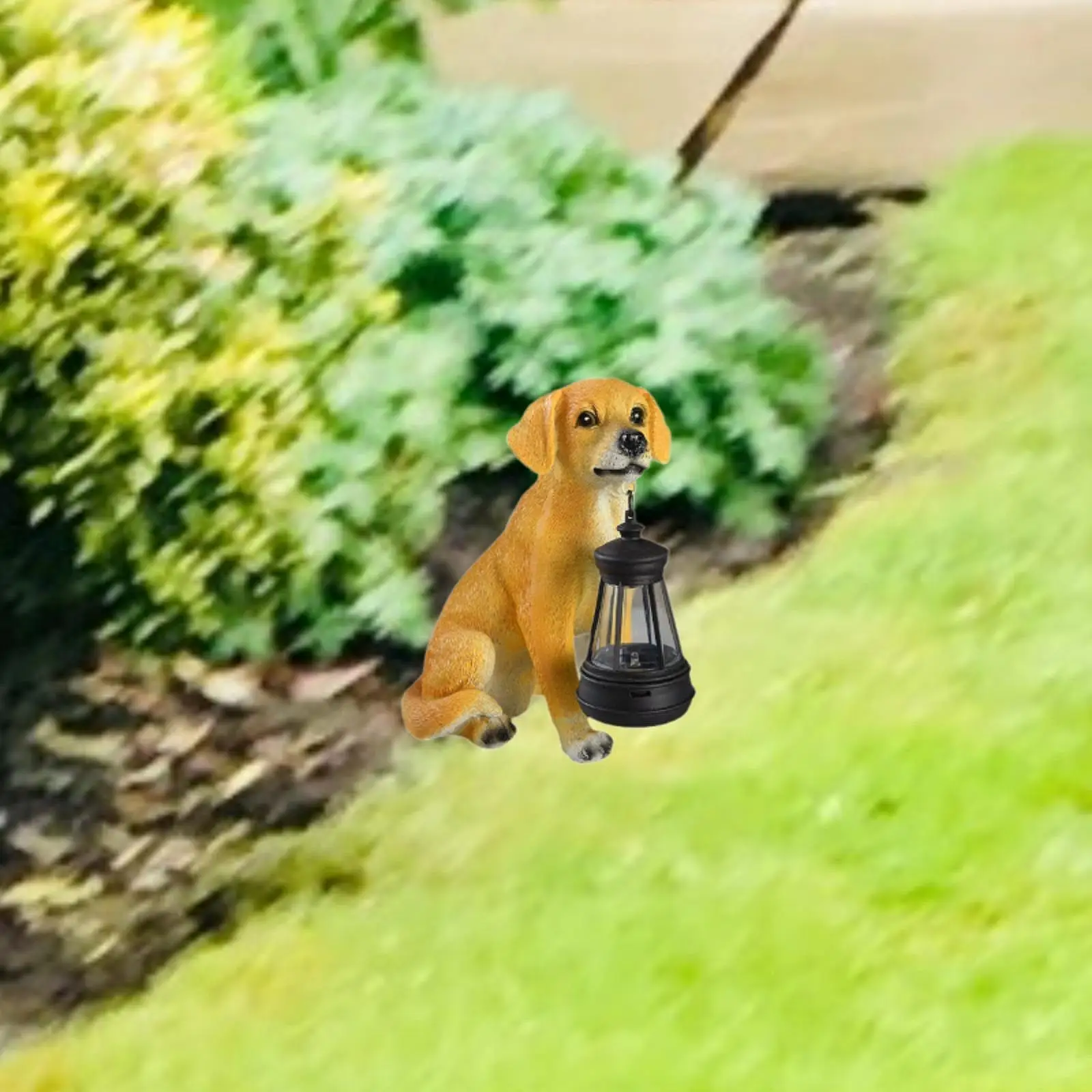 

Садовая уличная статуя с солнечными фонарями, креативное украшение, подарок, скульптура из смолы для патио, сада, двора, снаружи