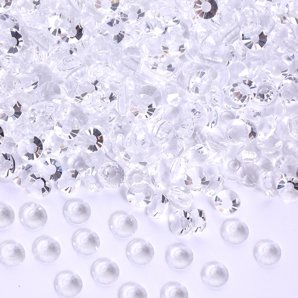 Transparent Glass Non Hotfix Rhinestones SS6-SS30 Flatback Strass Stones For Nail Clothing Art Crafts Accessories DIY Decoration