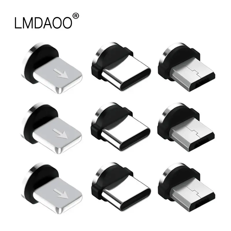 كابل مغناطيسي مايكرو USB وType C للشحن السريع لهواتف Xiaomi وأجهزة Android