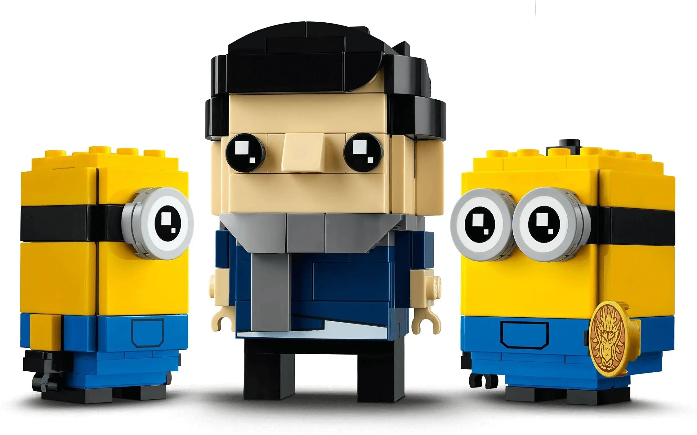 LEGO BrickHeadz Minions 40420 The Rise of Gru, Stuart and Otto Building Blocks Toys for Kids Birthday Christmas New Year Gift