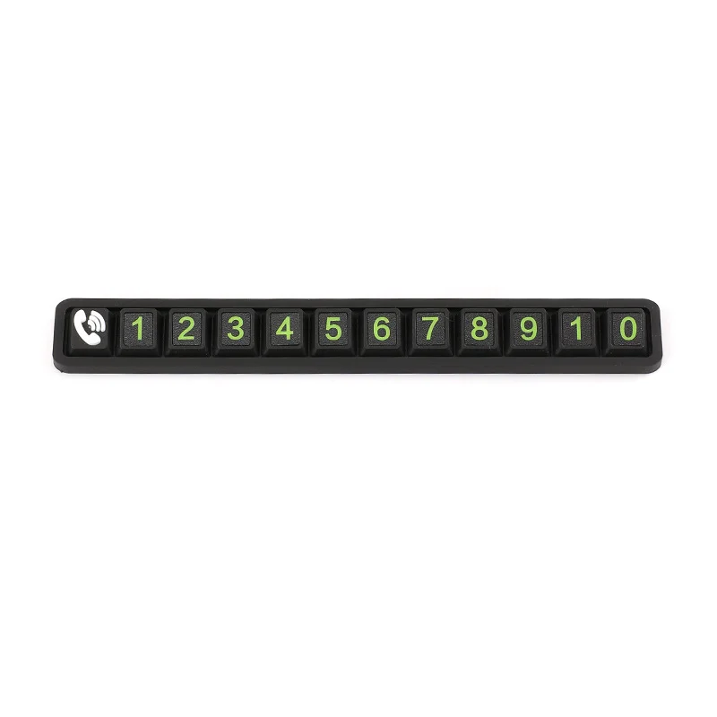 Temporary parking sign, vehicle-mounted decorative item, phone number plate for moving the vehicle, 11-digit number view 6