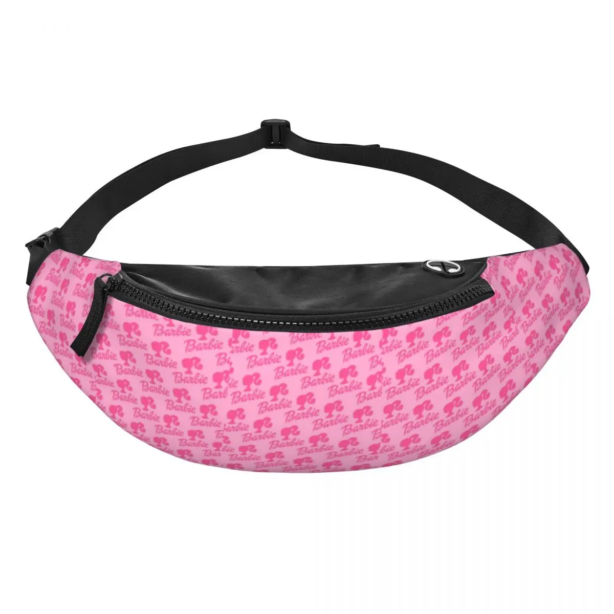 Custom Cool Barbie Fanny Pack for Cycling Camping Men Women Crossbody Waist Bag Phone Money Pouch