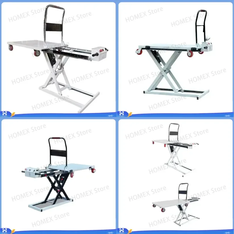 Manual Scissor Lift Table Portable Hydraulic Lifting Platform Trolley Small Loading Truck Warehouse Handling Equipment Cart