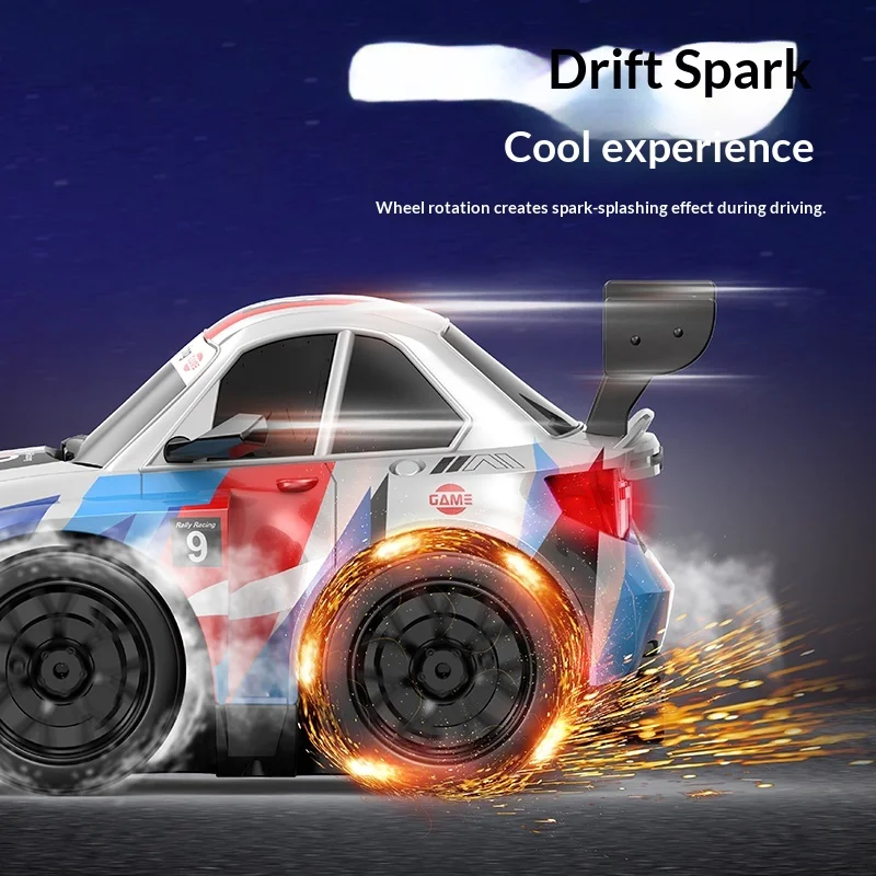 

Spark Drift RC Car Model Q Version Remote Control Toy For Men Desktop Four-Wheel Drive Firestone Vehicle Egg Car 3.0