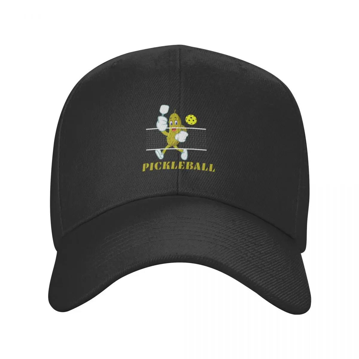 Funny Pickle Playing Pickleball Baseball Cap Hat Baseball Cap Icon Hat Beach Women's Beach Outlet 2024 Men's