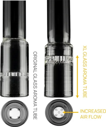 Imagen 2 del producto Vástago de aroma de vidrio Solo 3 XL para tubo de accesorios ARIZER SOLO3 con tapa de silicona