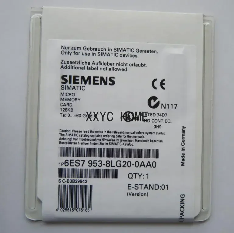 Siemens plc for SIMATIC S7 Micro Memory Card for 6ES7953-8LF20-0AA0 SIEMENS PLC