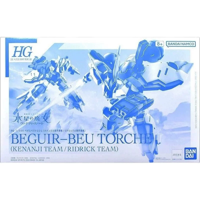 Spot Direct Bandai Original Anime GUNDAM Model HG BEGUIR-BEU TORCHE KENANJI TEAM/RIDRICK TEAM Action Figure PB Toys for Kids