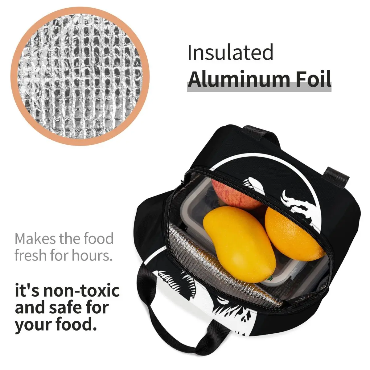 العالم الجوراسي 4 ولادة جديدة 2025 معزول حقيبة الغداء للأطفال مدرسة برودة صندوق طعام حراري حمل صناديق الغداء مانعة للتسرب الحاويات #3