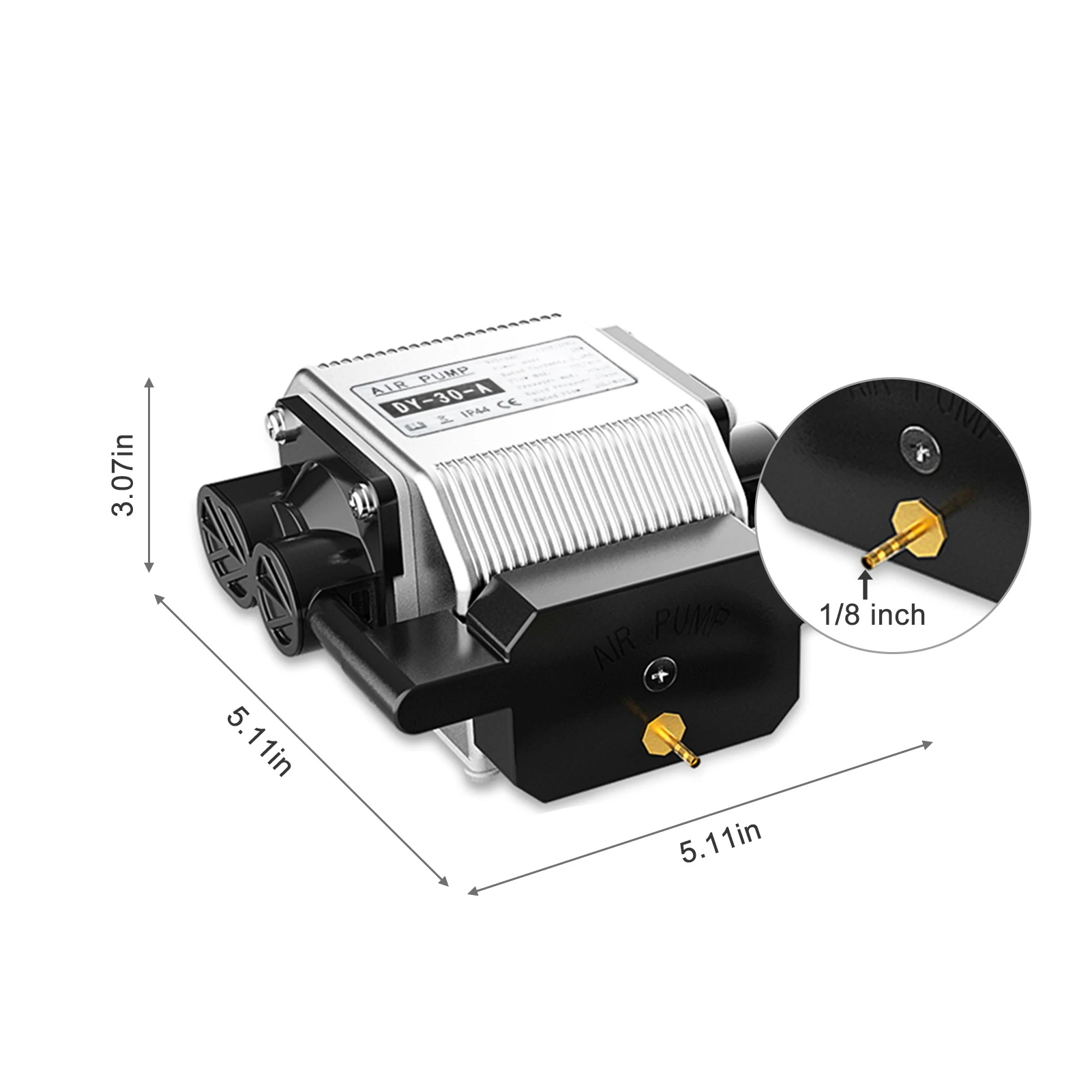 LONGER Air Assist Kit for RAY5 10W/20W 30L/Min Large Airflow 0.03MPa Low Noise Air Assist Pump for CNC Cutter Laser Engraver