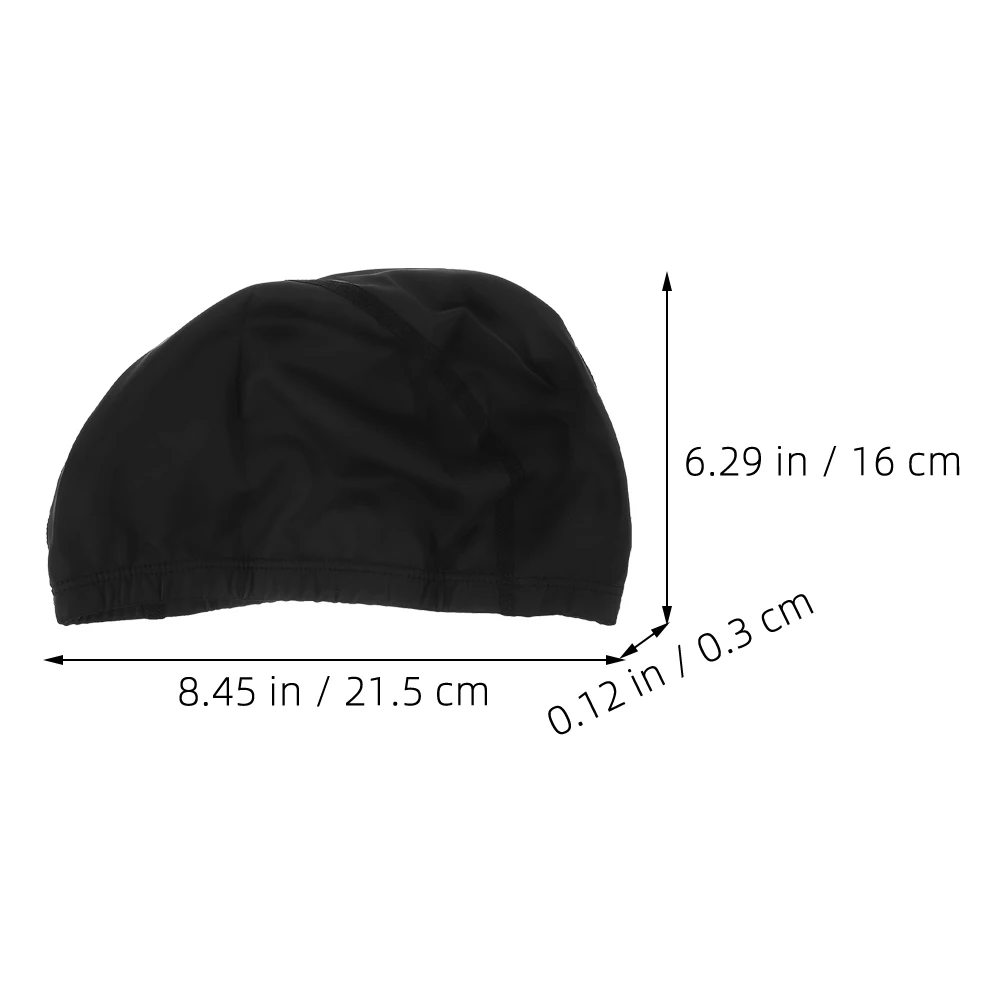 

2pcs Waterproof Swim Cap For Adults Hair Protection Flexible Reusable Caps For Women Men Braids Dreadlocks Comfortable