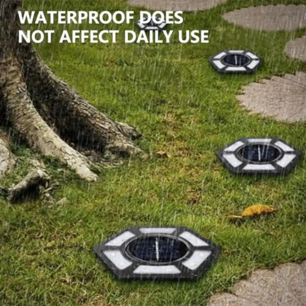 Courtyard Lamp Outdoor Solar Light Simple Installation Garden Decor Inserted Landscape Light Waterproof Intelligent Spotlight