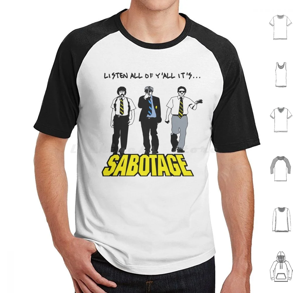 

Sabotage Hip Hop Print T Shirt Cotton Men Women DIY Print Boys Rap Hip Hop Classic Vintage Sabotage Old School Oldschool Old