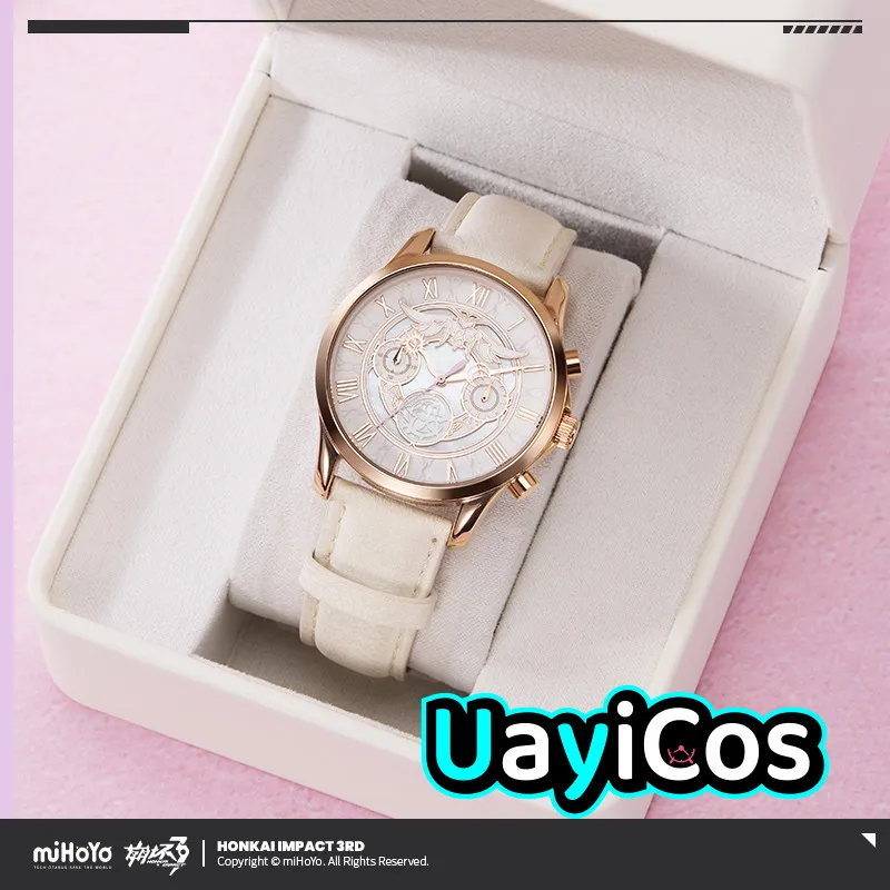 

Оригинальные часы Merch Elysia Honkai Impact 3 Elysia, роскошный набор браслетов, часы для женщин и мужчин, подарочный набор, аниме, детские игрушки, косплей