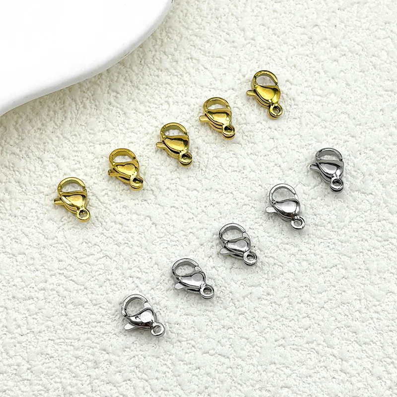 

5pcs/lot Lobster Clasps For Bracelets Necklaces DIY Hooks Chain Closure Connector Accessories Jewelry Making Findings Wholesale