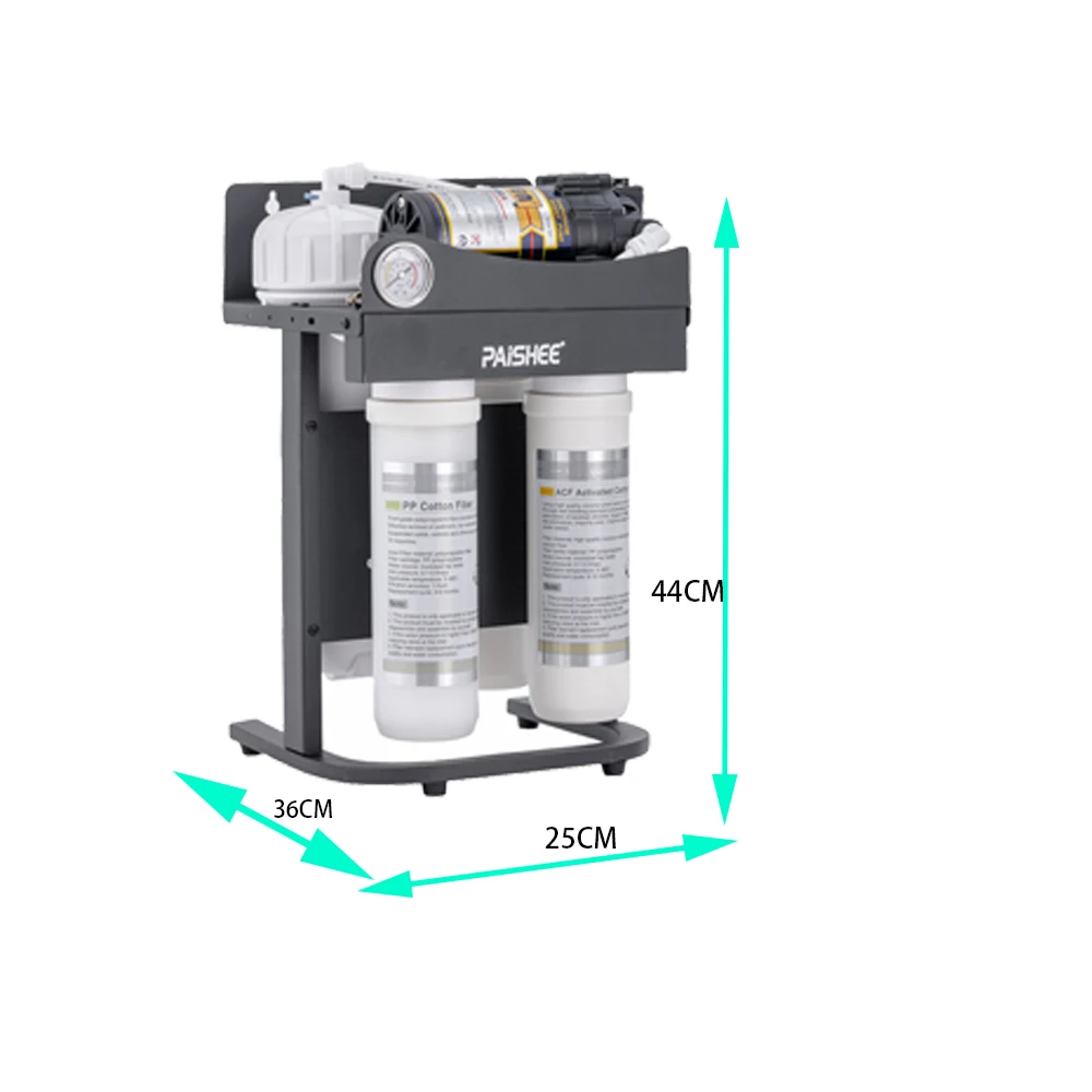 

1000GPD RO System purifier quick connect Tank less Reverse osmosis OEM KDF mineral Alkaline water filter for home use