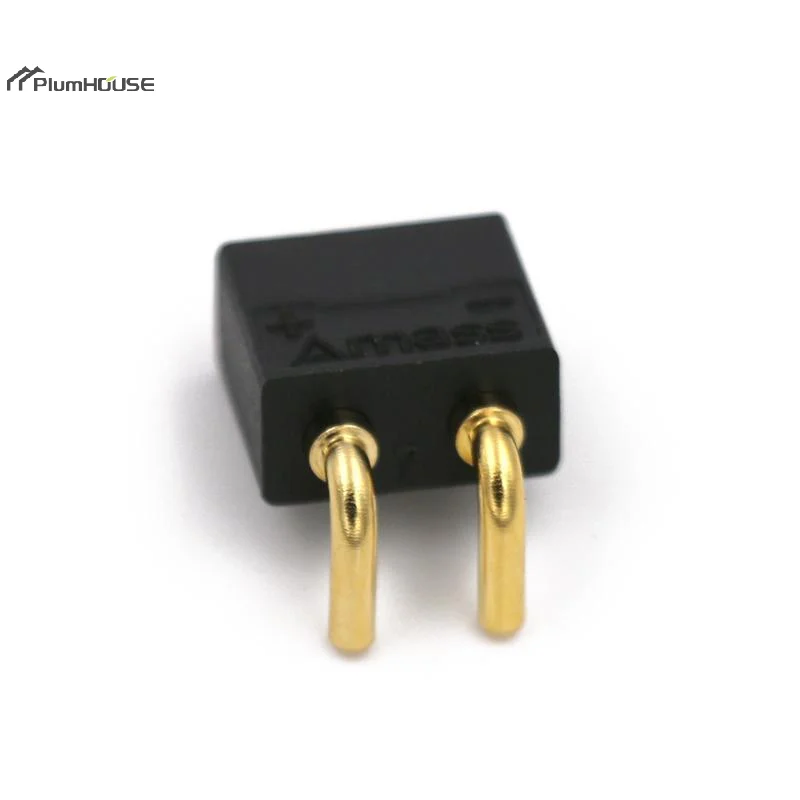 

XT30PW-M36 Copper Gold-plated 2-core Soldering Foot Aviation Model Plug Connectors For PCB Boards