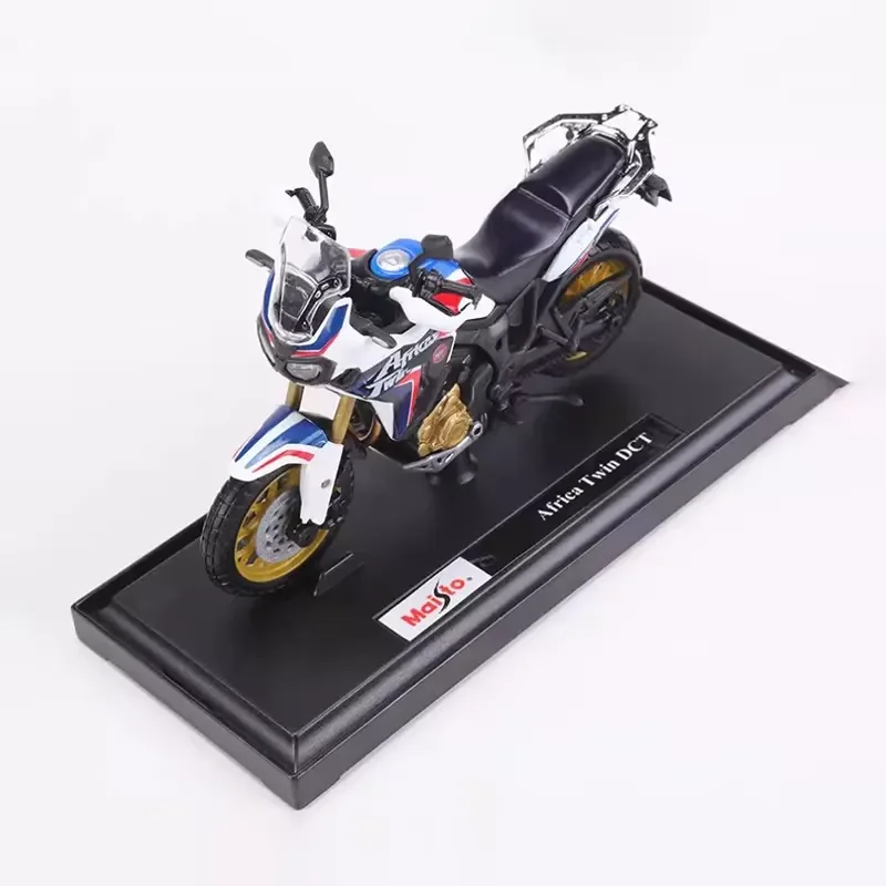 for Africa Twin DCT 1:18 Scale Plastic Motorcycle Model Static Simulation Toy Collection Ornament Finished Product Display