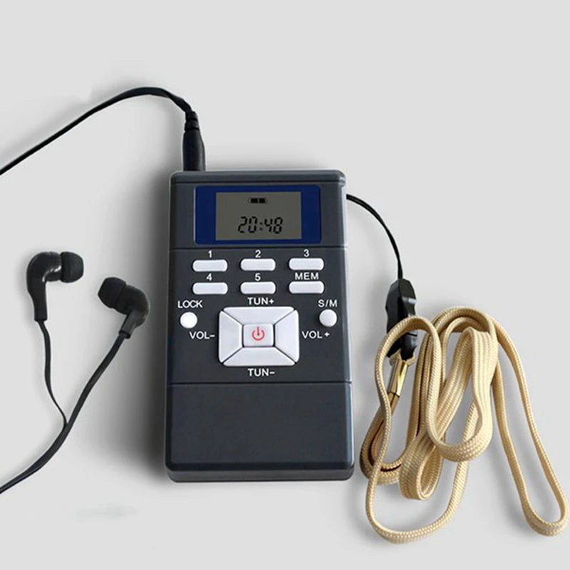 Radio Fm Digital, minialtavoz, receptor portátil, reproductor de música de una sola banda, pantalla Led