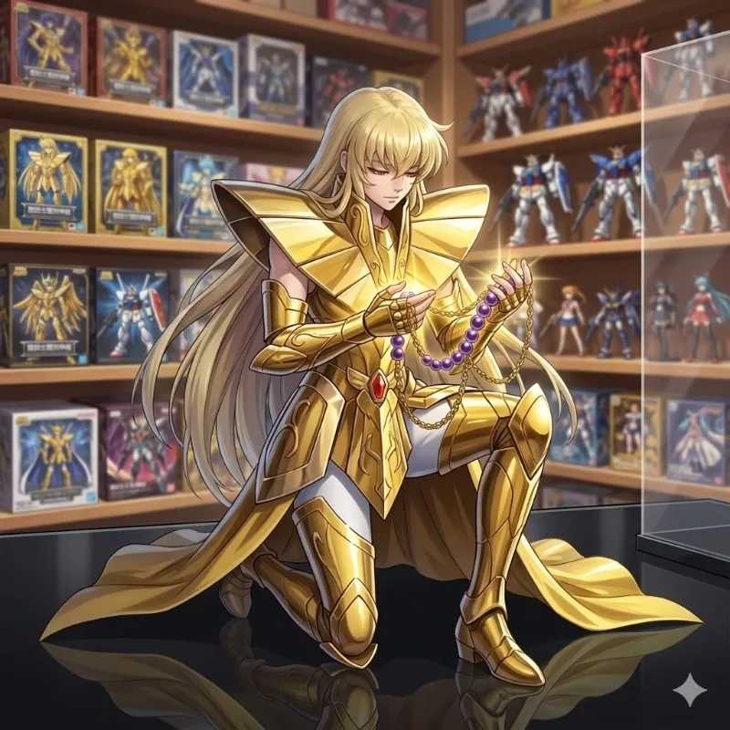 

【In Stock】 Saint Seiya MST Virgo Shaka Plus 3.0 EXM Nameplate Gold Saint Myth Cloth Metal Armor Diecast Action Figure