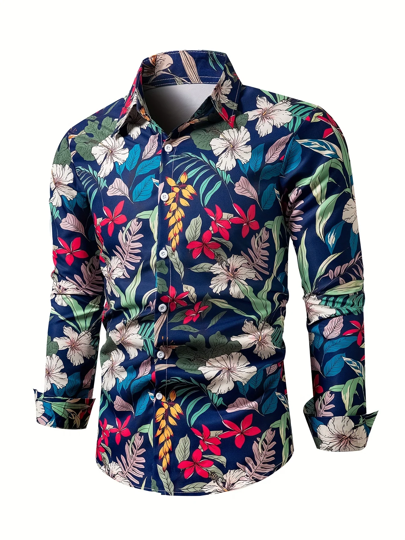 3D Print Butterfly Graphic Men's Shirt Fashion Simple Design Lapel Button Long Sleeve Shirts Loose Daily Casual Comforatble Tops