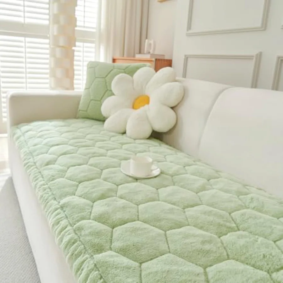 New Thick Sofa Covers Washable - Soft Flannel Universal Sofa Cover 2 3 4 Seater, Non-Slip Couch Cover, Couch Seat Covers Sofa S
