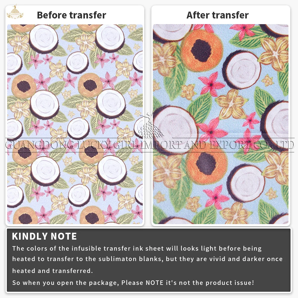 Lucky Goddness Easter Infusible Transfer Ink Sheet 12*12 In Transfer Ink Vinyl Sublimation Paper for Mug Press T-Shirts Mugs DIY