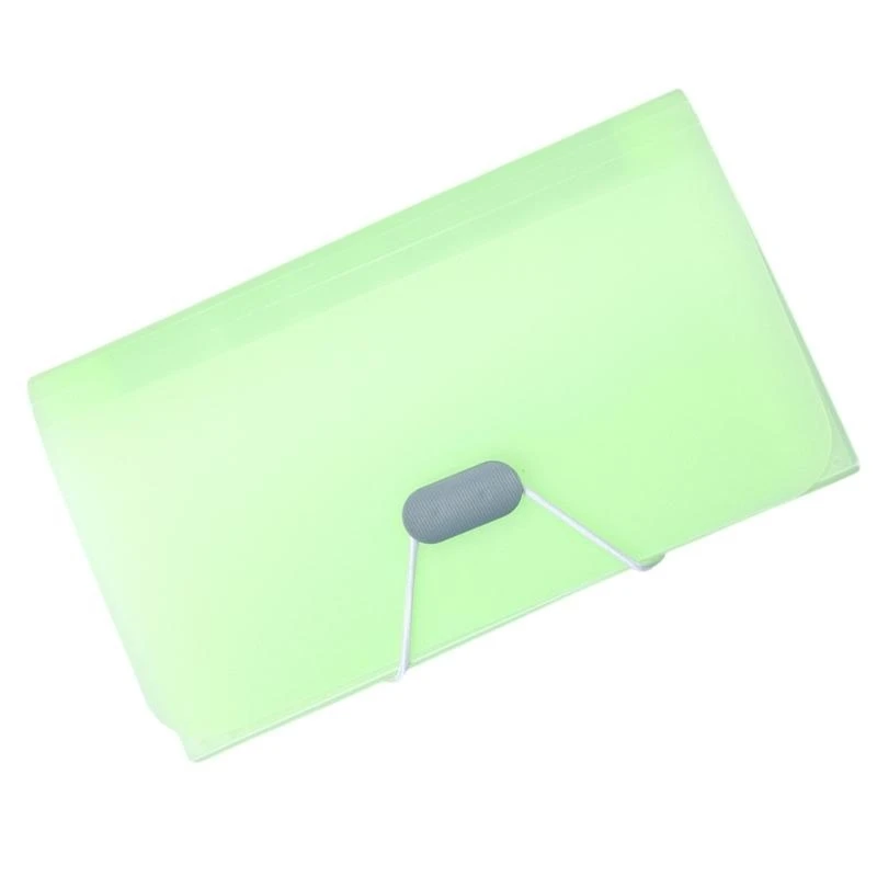 DXAB Folding Folder 13 Pocket File File Folder Decorizer Document Folder for Card Check Descripts Coupons and Tickets