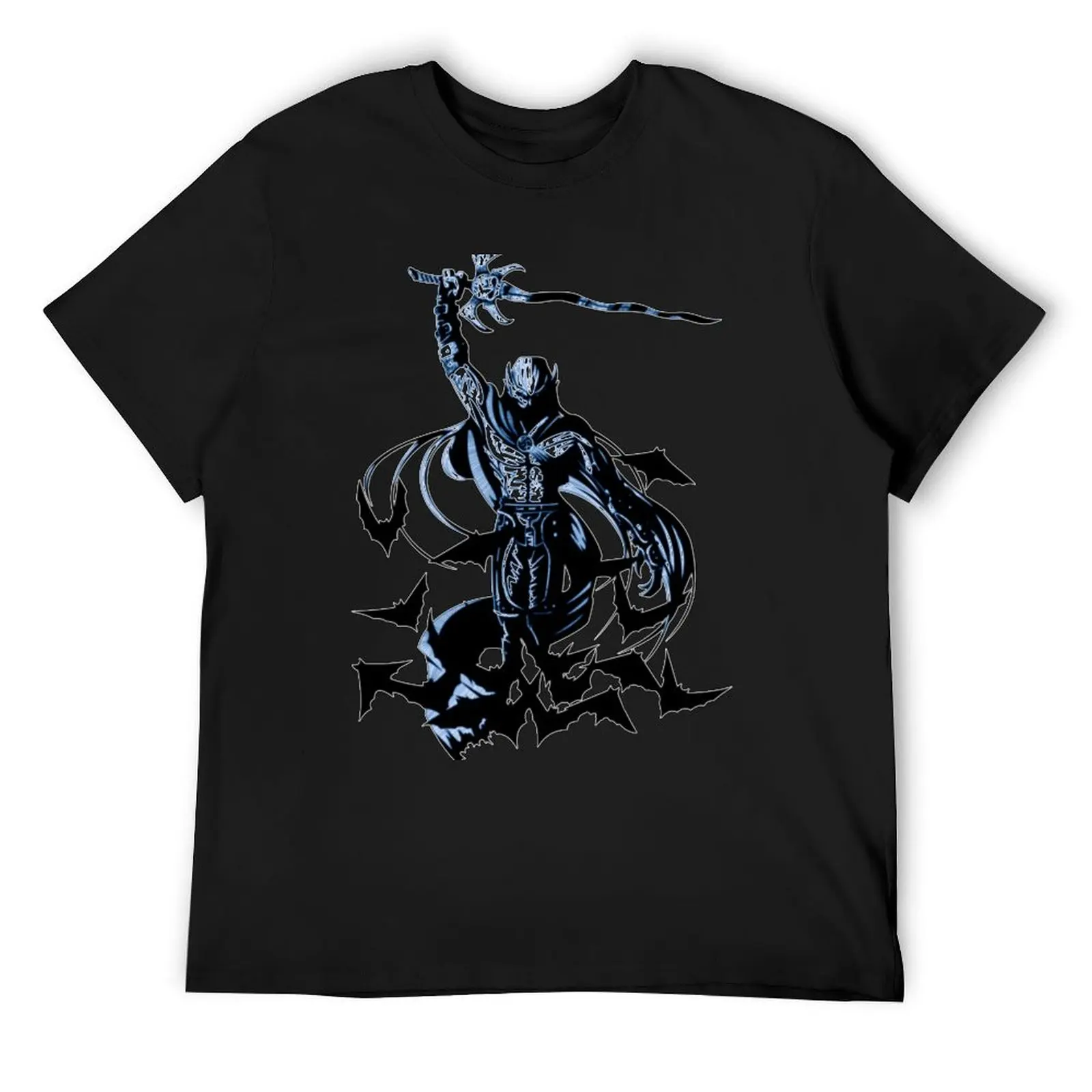 

Soul Reaver Kain blood-omen vampire T-Shirt summer top T-shirts man blacks mens white t shirts