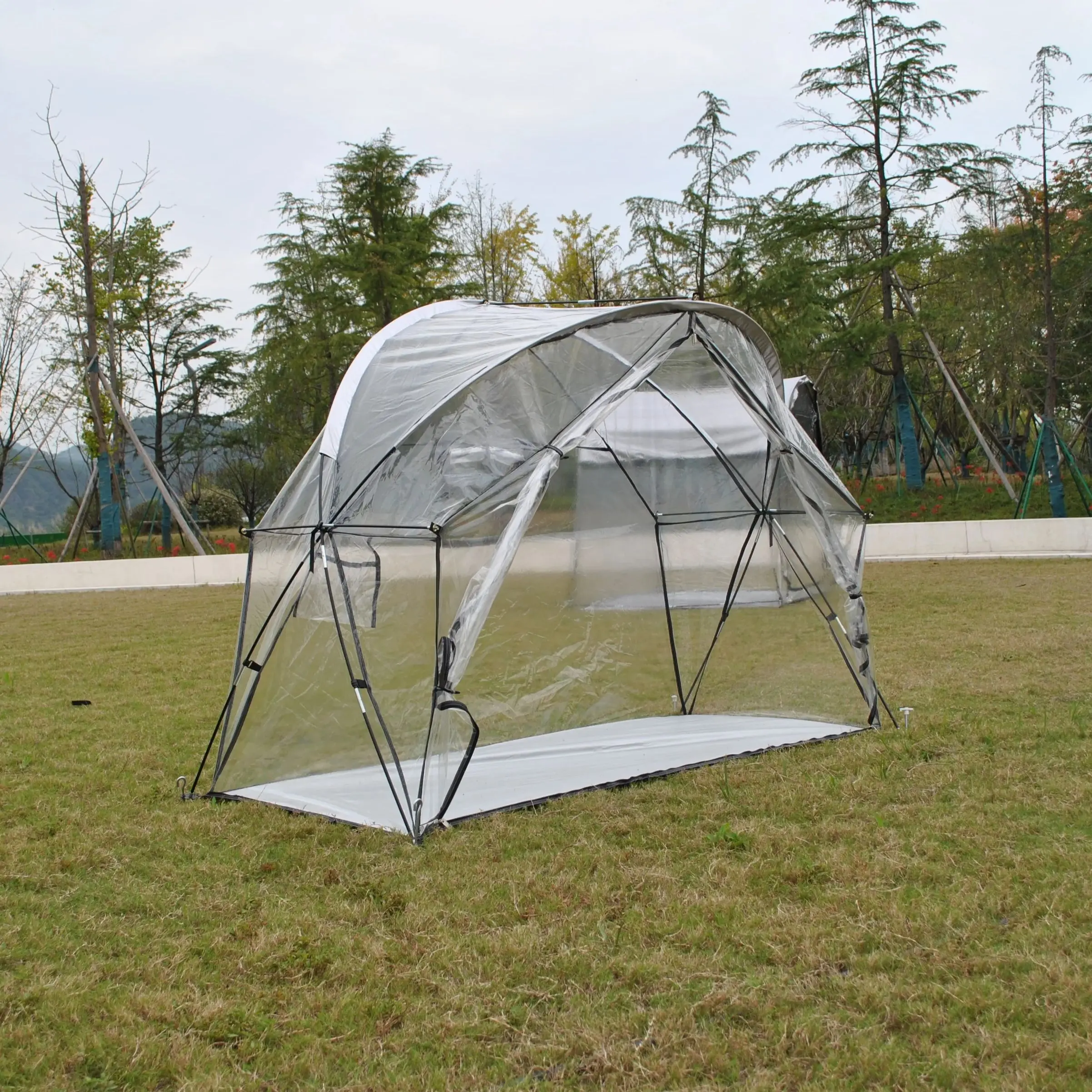 Waterproof Camping Sleeping Tent, PVC Tent For Outdoor Camping, Gathering For Christmas Outdoor,  Spring Festival Party Time