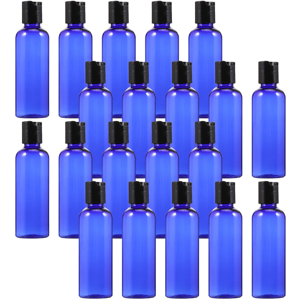 

20 pcs Foldable Reusable PET Plastic Shampoo Bottles Empty Travel Size Home Bathroom Storage Leak Proof Bottle