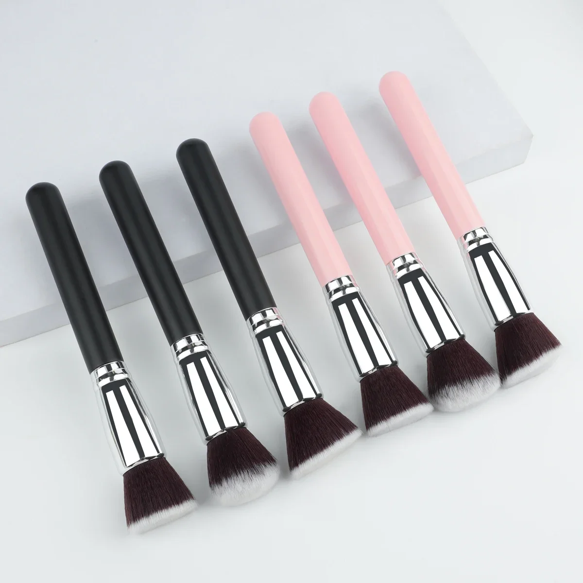 Make-up Pinsel Flache Kabuki Foundation Pinsel Für Flüssige Creme Pulver Kontur Blending Große Gesicht Reparatur Schönheit Werkzeuge