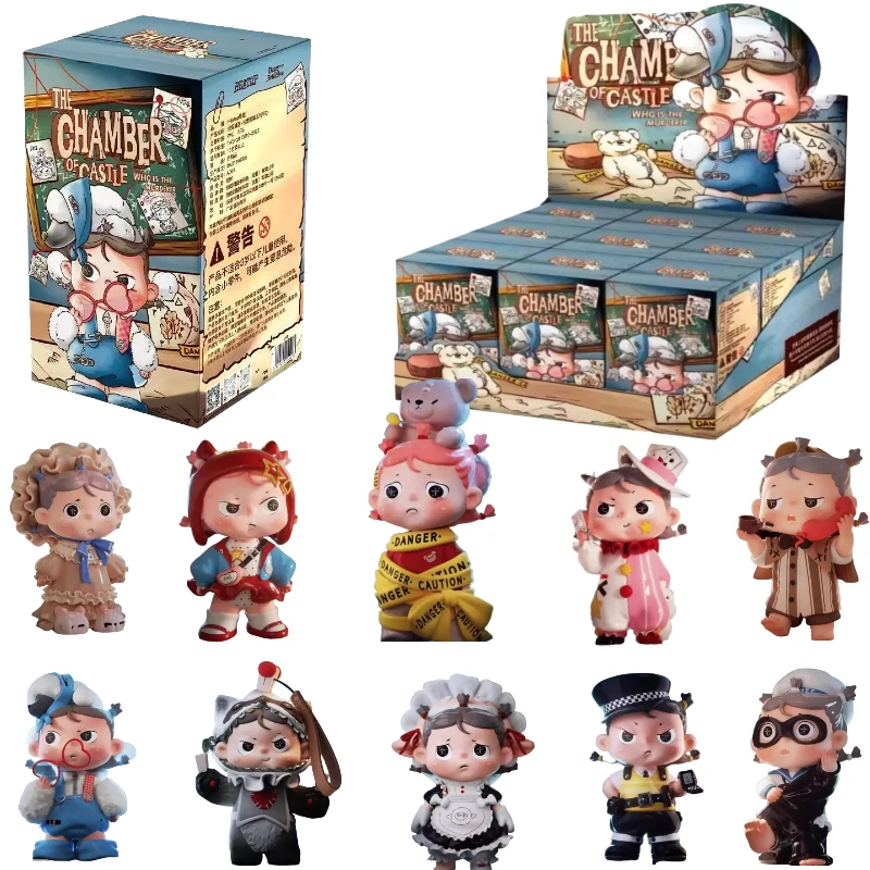 

Подлинная Heyone Black Play Dumb Detective Daisy Castle Mystery Series слепая коробка фигурки украшения коллекция игрушек модные подарки