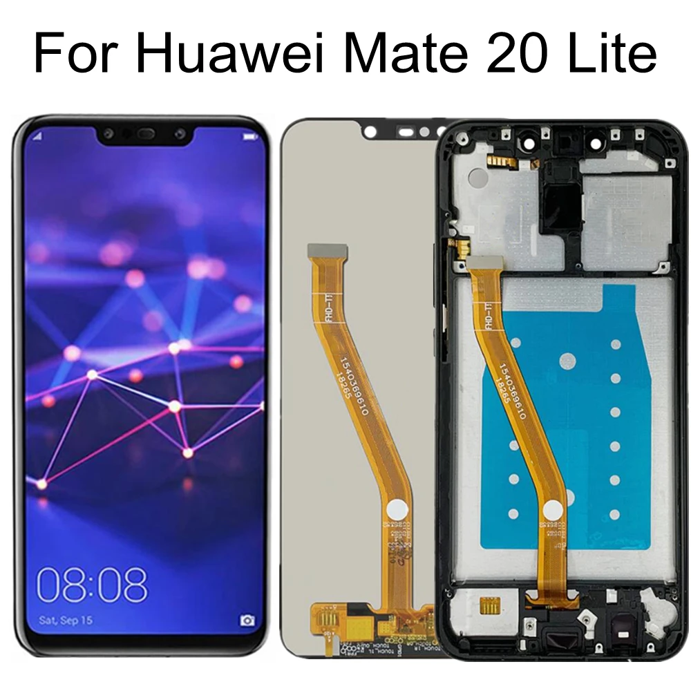 6.3  For Huawei Mate 20 Lite LCD Display Touch Screen SNE-AL00 SNE-LX1 SNE-L21 LX1 LX2 LCD Digitizer Assembly