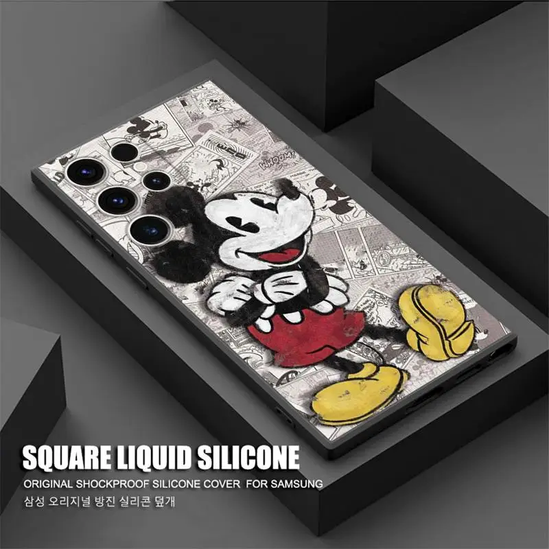 Mickey Minnie Comics Phone Case for Samsung Galaxy S23 Ultra S22 S21 FE S20 S10 S10E Note 20 10 Plus Coque