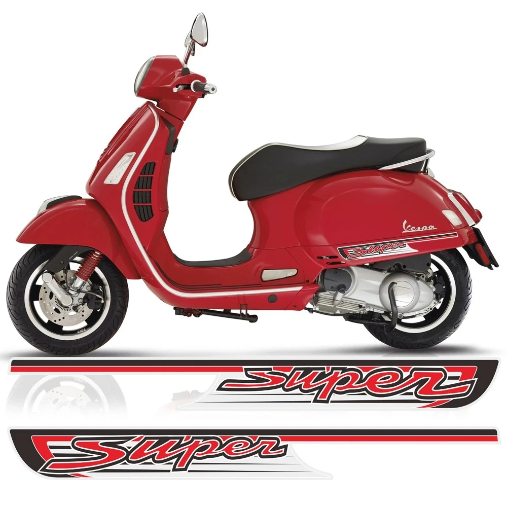 

For PIAGGIO Vespa GTS SUPER 300 125 2018 2019 Motorcycle Body Shell Decals Fairing Protector Fits MY19 HPE Stickers