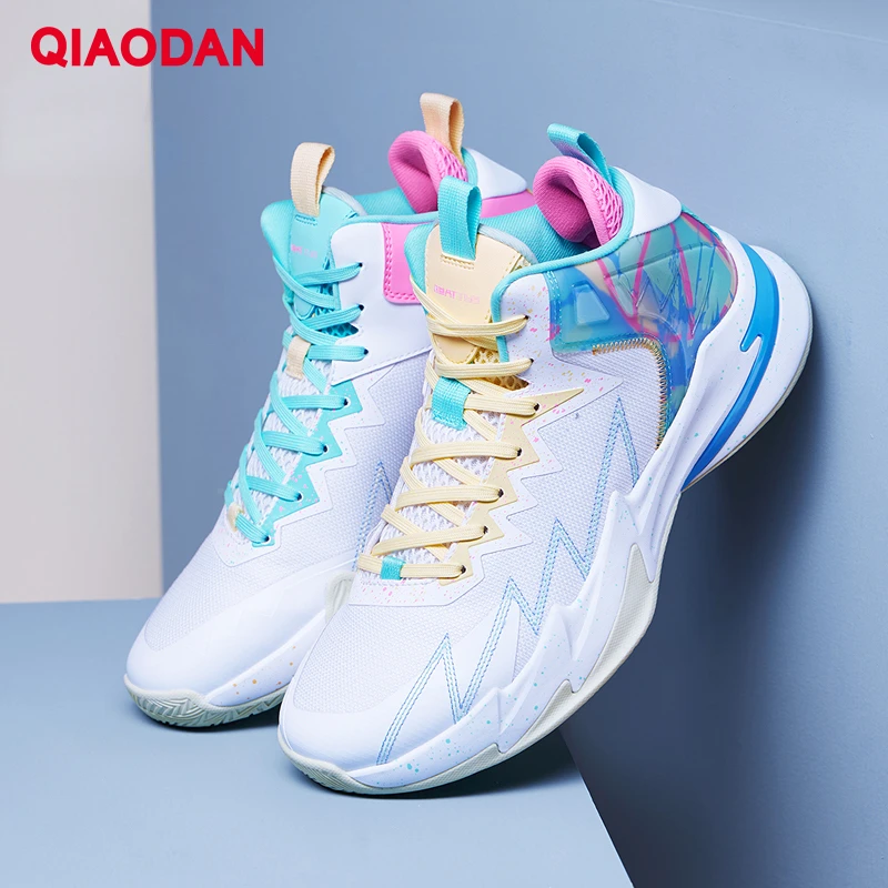 QIAODAN-zapatillas de baloncesto transpirables para hombre, zapatos profesionales de alta calidad, amortiguadores, XM35230150F, 2024