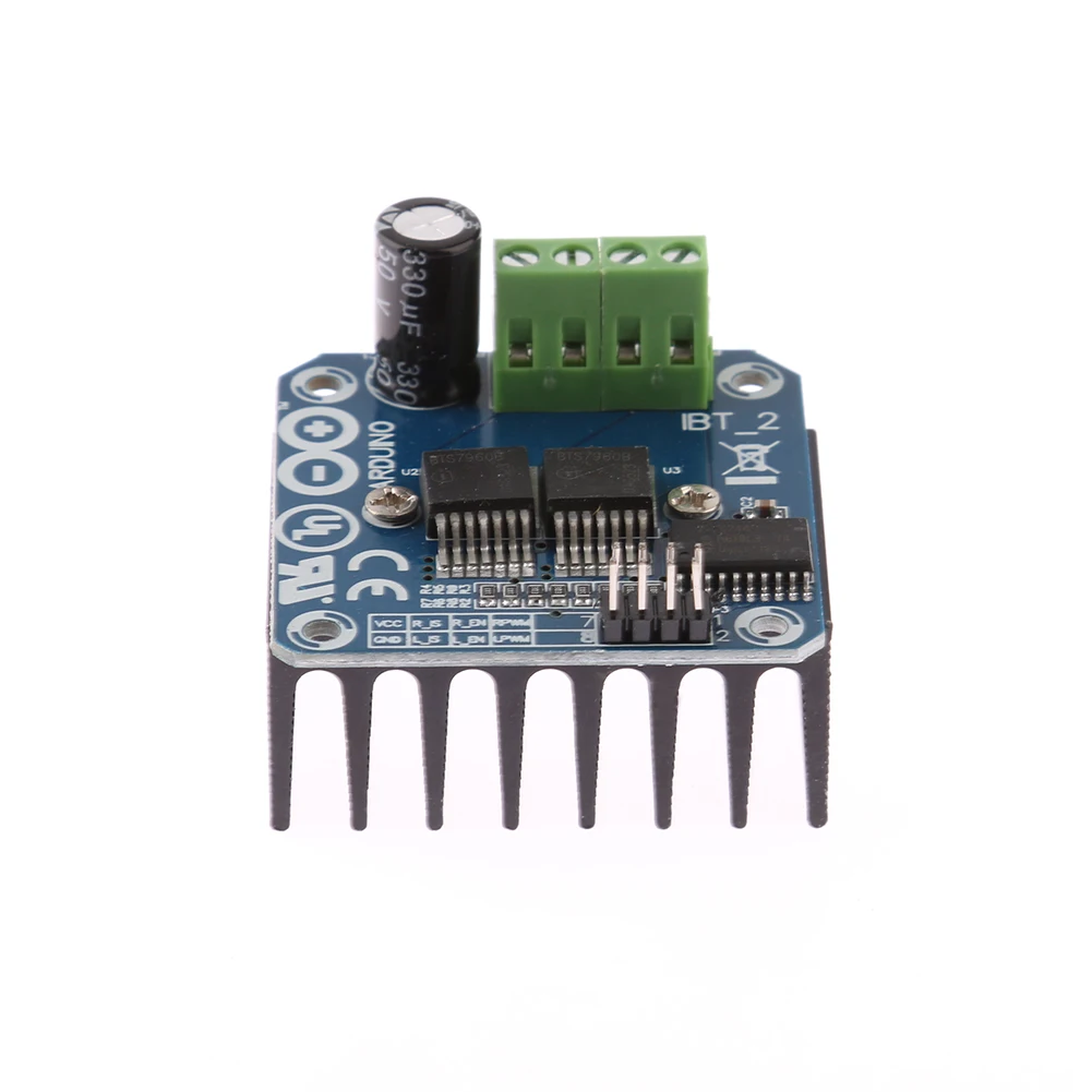 Double BTS7960 High Power Motor Driver Module 43A H-bridge Current Limit