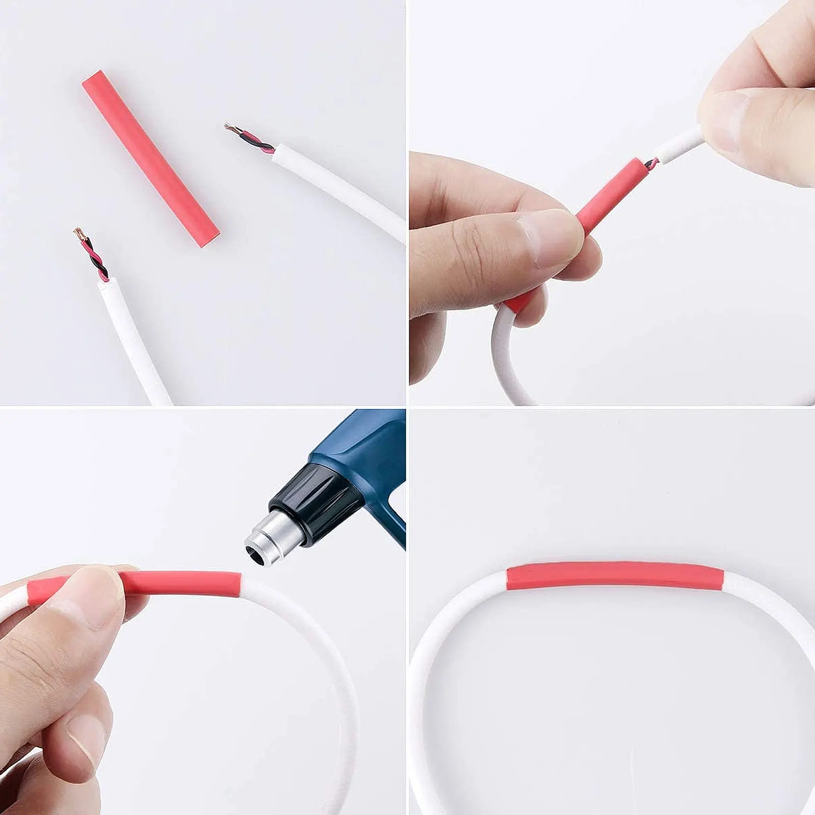 

Heat Tubing Kit XLPE Electric Wire Insulation Tube Shrink Wrap Cable Protection Electrical Cable Sleeve Wire Wrap Tube Heat