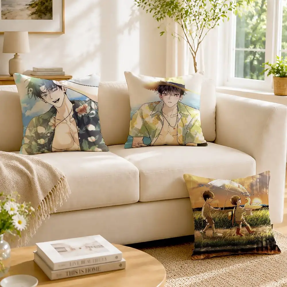 Manhwa Save the Dae M-Mondays Savior Custom Double Sided Print Square Pillow Cushion Cover