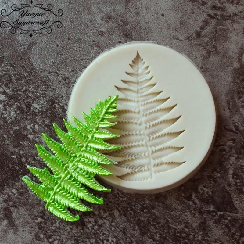 Yueyue Sugarcraft Leaf fondant cake decorating tools chocolate  silicone mold cake mold baking mold