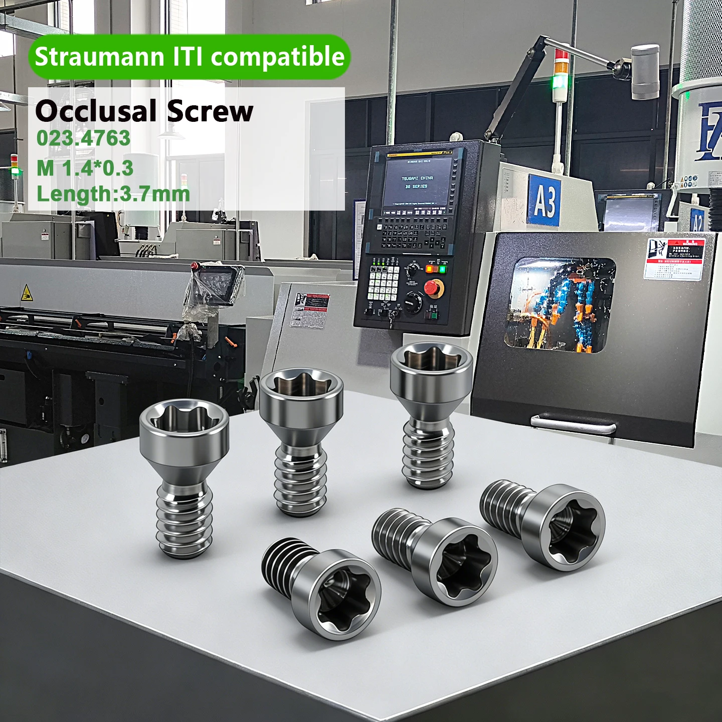 For Straumann Multi Unit Screws Dental Abutment Screwdriver Fixing Lab Prosthetic Implant Parts Titanium OEM ODM Factory Direct