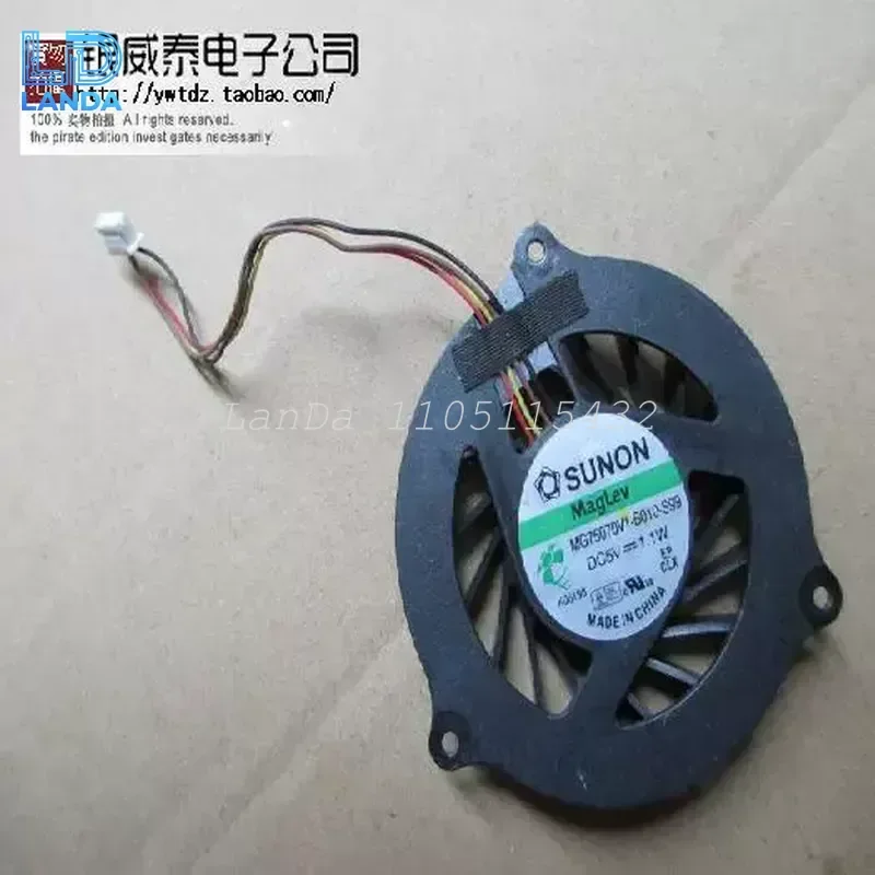 CPU Fan for ID49C Gateway and NELAO N214 Cow Machine Notebook ID49C01H