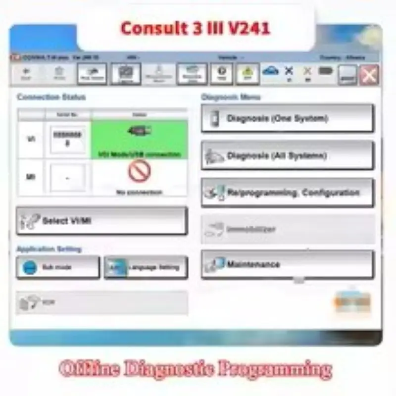 2025 Consult 3 Ⅲ Plus V241 Diagnostic Software 226 Offline Programming