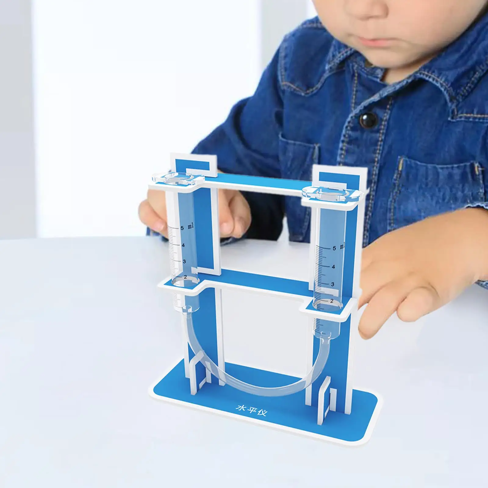 DIY Level Meter Toy Physics Experiment Handmade Learning Set for Class Kids