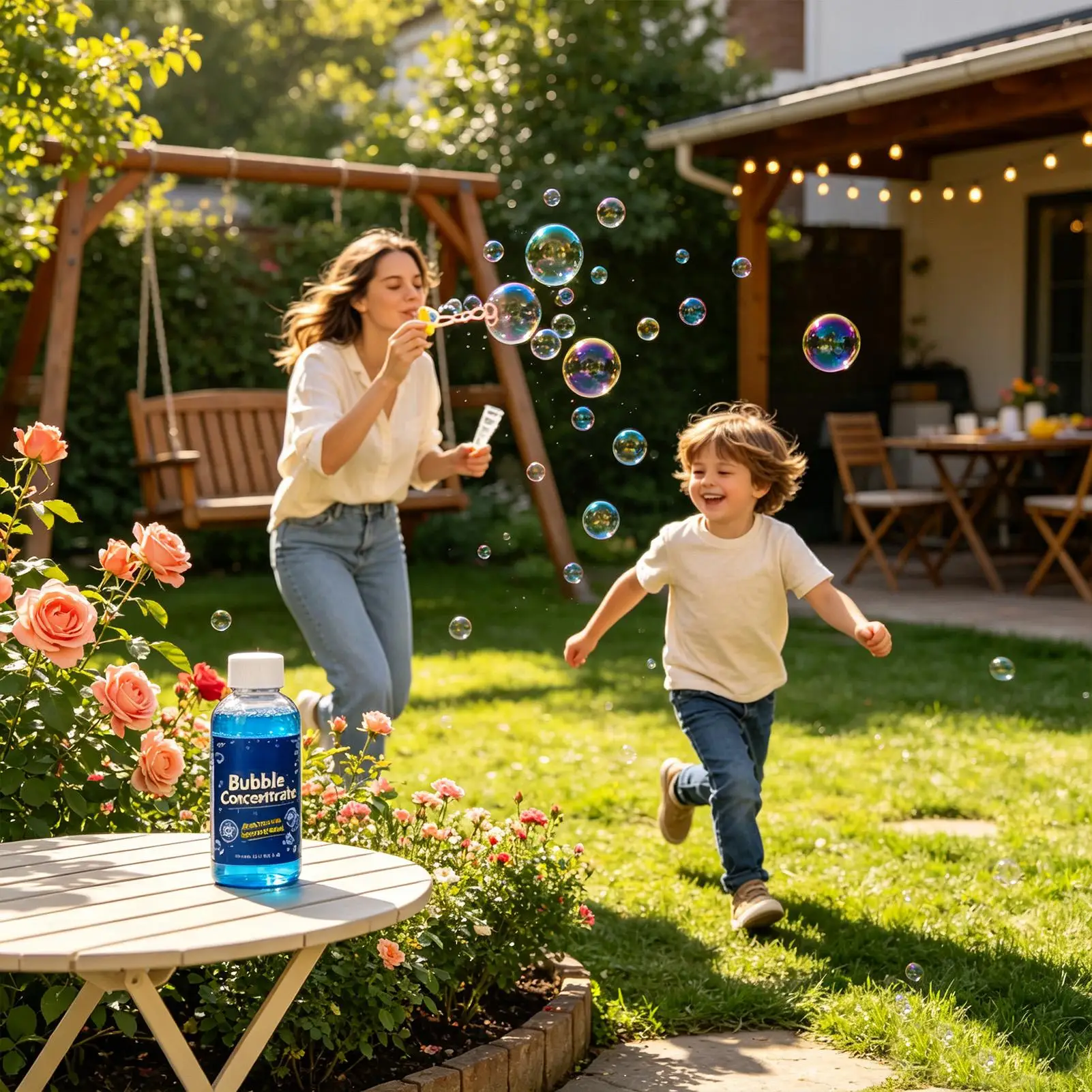 100ml Concentrated Bubble Solution Kids Blower Machine Concentrated Liquid Kids Bubble Solution for Indoor Outdoor Party
