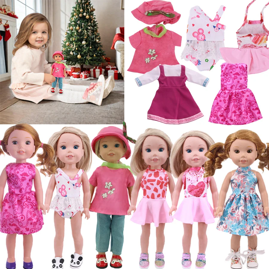 موضة جديدة ملابس دمى فستان اكسسوارات ل 14.5 بوصة ويلي ويشر نانسي و 32-34 سنتيمتر باولا رينا الفتاة الهدايا