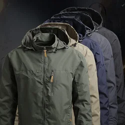 Homens do Exército Tático Jaquetas Militares, Casacos de Inverno, Blusão, Parkas Masculino, Impermeáveis, Roupas Masculinas, Streetwear Casual, 5XL