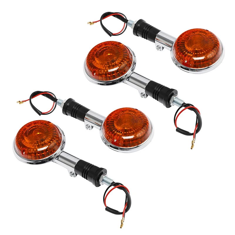 4PCS Front / Rear Turn Signal Indicators Fit For YAMAHA XV535 XV920 Virago VMAX1200 XVS650 V-Star