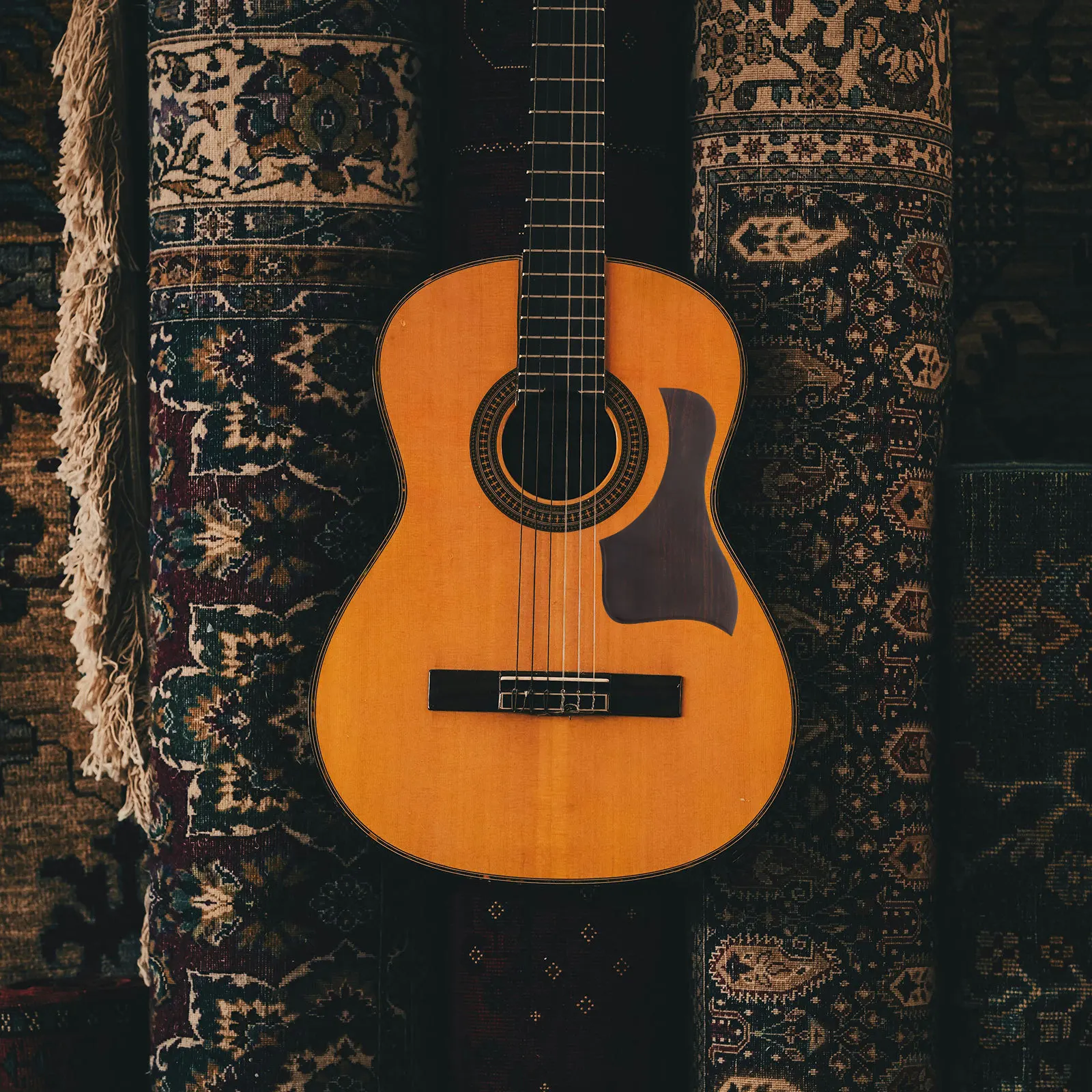 

Guitar Pickguard Pvc Scratch Resistant Protective Plate For Acoustic Folk Guitar Durable Impact Protection Sticker